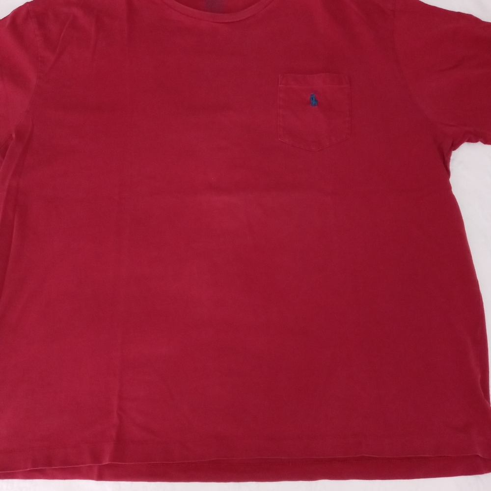 Polo Ralph Lauren pocket t-shirt (dark red)